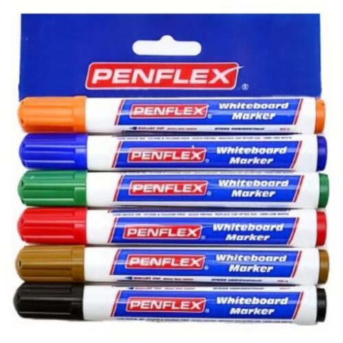 PENFLEX Whiteboard Marker Assorted Wallet-6