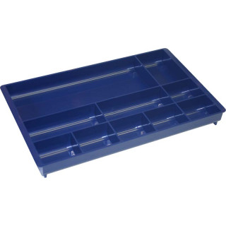 BANTEX Desk Drawer Organiser 10 Compartment 293 x 180mm Blue