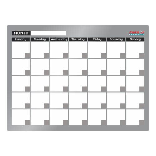 PARROT Monthly Planner Cast Acrylic 600 x 450mm