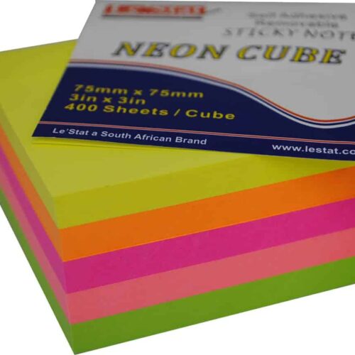 LE’STAT Sticky Cube Neon 75x75mm