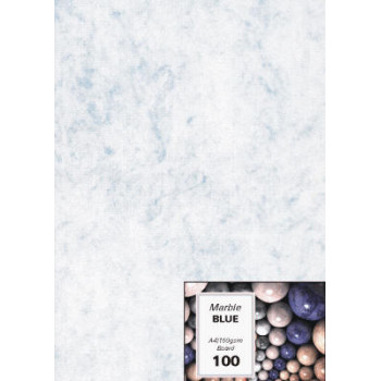 RBE A4 Marble Board 160gsm - BLUE 100 Pack