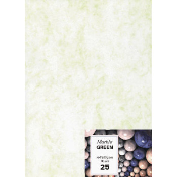 RBE A4 Marble Board 160gsm - GREEN 100 Pack
