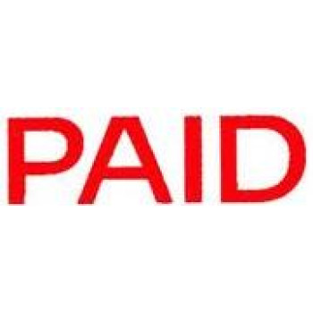 XSTAMPER Paid Stamp - Red