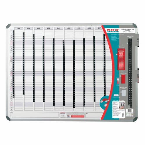 PARROT Perpetual Year Planner 2400 X 1200mm (Magnetic)