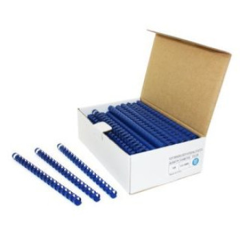 TREELINE Binder Comb Element Plastic 350 Sheet 45mm Blue (50)