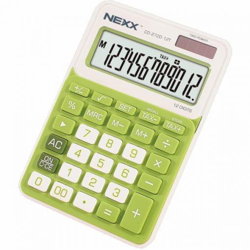 Nexx Calculator CD2720 Desktop 12 Digit Green Write Stationery Suppliers