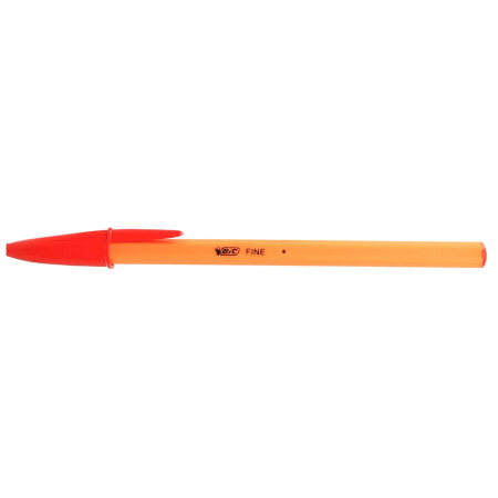 BIC Orange Fine Ballpoint Pen Red