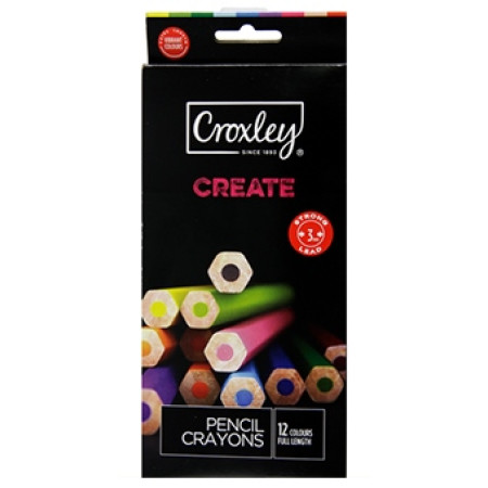 CROXLEY CREATE Colouring Pencils - 12s