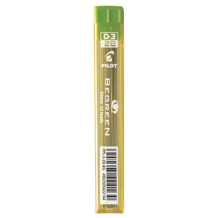 PILOT Begreen 2B Pencil Lead 0.3mm - 12pcs