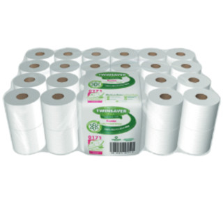 TWINSAVER Toilet Paper Unwrapped 1 Ply (48'S)