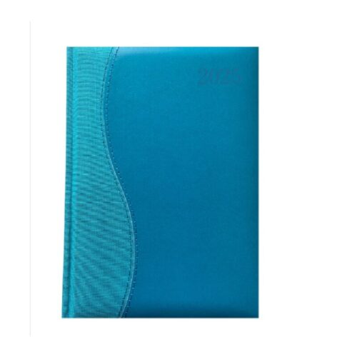 A4 Diary Page A Day Delux 2026 Turquoise