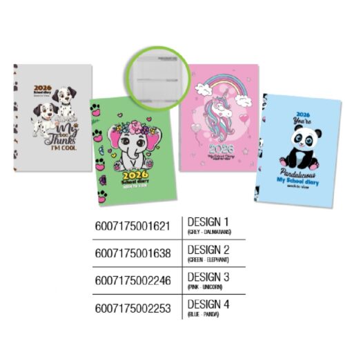 A5 Week to View School Diary SAD40 2