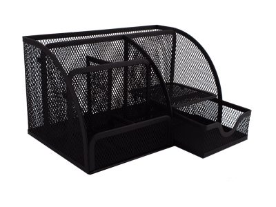 SDS Mesh Clip Pen and memo holder with drawer (M810)